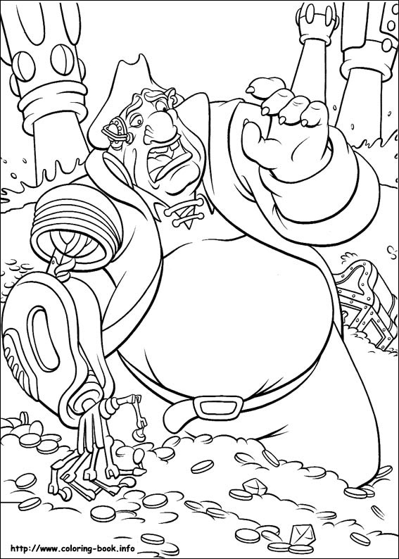 Treasure Planet coloring picture